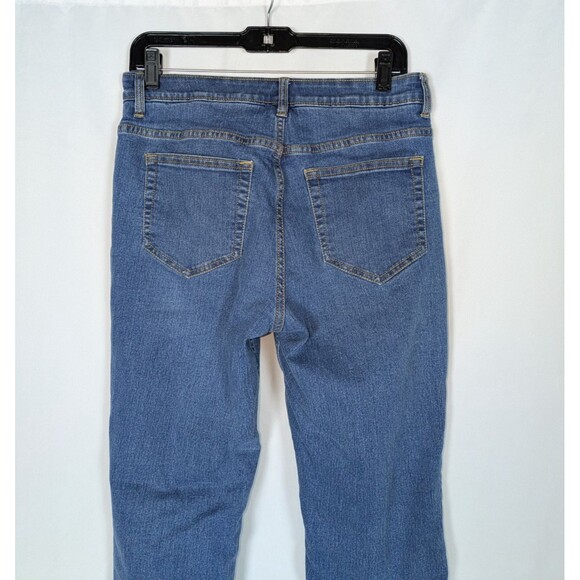 Blue Mountain Jeans 8 Women's Blue Fleece Lined Straight Leg Warm Winter Snow - Picture 5 of 7